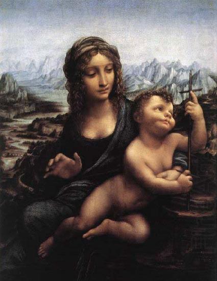LEONARDO da Vinci Madonna with the Yarnwinder after 1510
